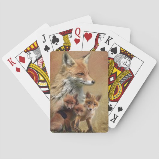 Jeu De Cartes Mama et Babies Fox (dos)