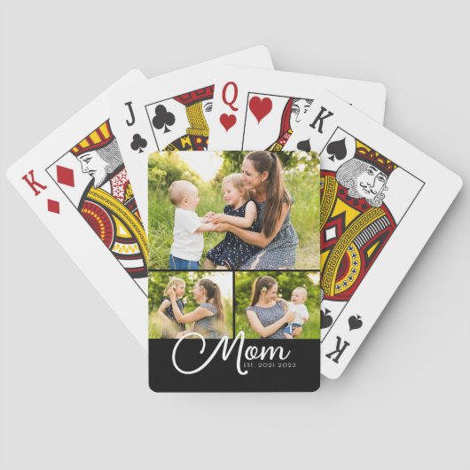 Jeu De Cartes Maman a établi le script moderne 3 Photo (dos)