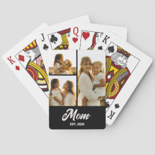 Jeu De Cartes Maman a établi le script noir 3 Photo