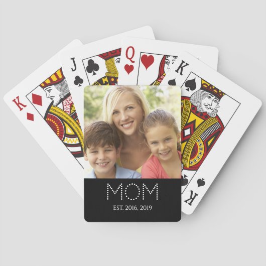 Jeu De Cartes Maman a établi le script photo  (dos)