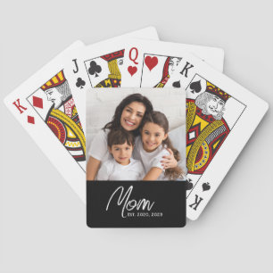 Jeu De Cartes Maman a établi un script Cartes de poker photo noi