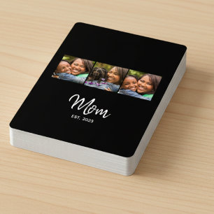 Jeu De Cartes Maman a établi un script noir 3 Photo 