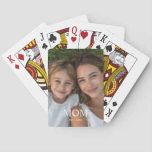 Jeu De Cartes Maman a établi un script photo moderne