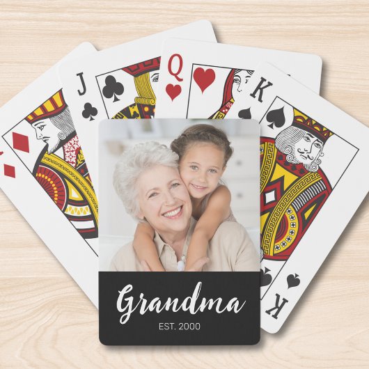 Jeu De Cartes Maman a établi un script photo noir