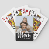 Jeu De Cartes Maman a établi un script photo noir (dos)