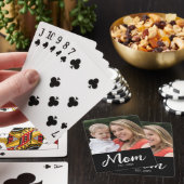 Jeu De Cartes Maman a établi un script Photo noire (In Situ)