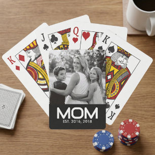 Jeu De Cartes Maman a établi une photo noire en gras