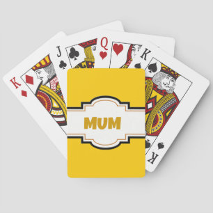 Jeu De Cartes Maman décorative