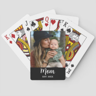Jeu De Cartes Maman Établie. Photo Script