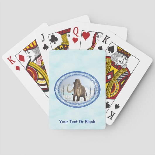 Jeu De Cartes Mammoth laineux (dos)