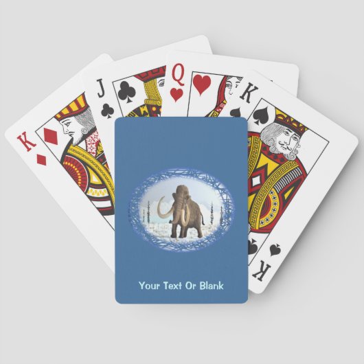 Jeu De Cartes Mammoth laineux (dos)