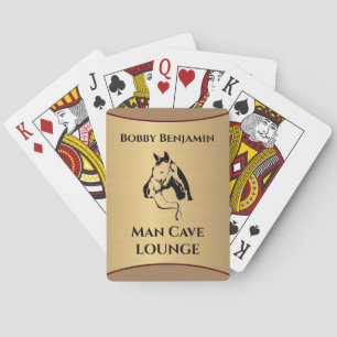 Jeu De Cartes Man Cave Horse Racing Personnaliser