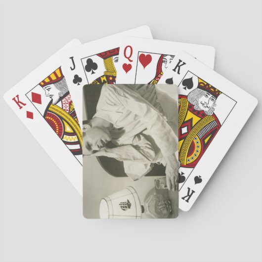 Jeu De Cartes Man Drinking Water (dos)