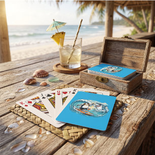 Jeu De Cartes Manchot surfeur et requin high five