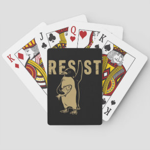 Jeu De Cartes Manchots résistent Manchots protestent contre les