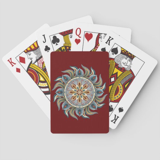 Jeu De Cartes Mandala (dos)
