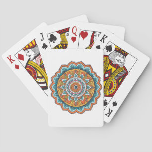 Jeu De Cartes mandala de diverses couleurs