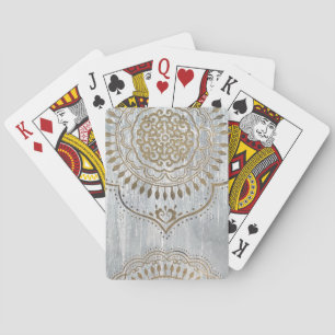 Jeu De Cartes Mandala Gold Design