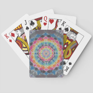 Jeu De Cartes Mandala Tie Dye Playing Cards