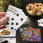 Jeu De Cartes Mandalas et Motif de fruits exotiques (In Situ)