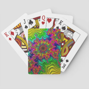 Jeu De Cartes Mandelbrot Color Explosion Jouer des cartes