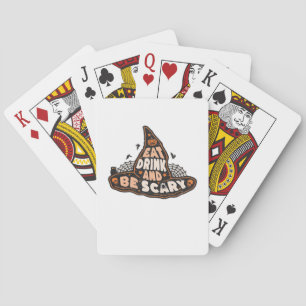 Jeu De Cartes Manger, boire et être effrayant sorcière seulement