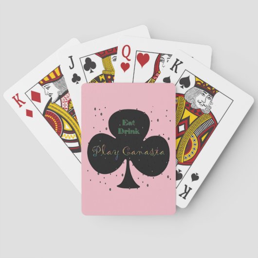 Jeu De Cartes Manger Boire Jouer Canasta (dos)