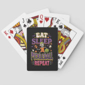 Jeu De Cartes Manger Dormir Pickleball Répéter Pickleball (dos)