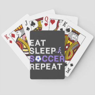 Jeu De Cartes Mangez+Sommeil+football+Répéter