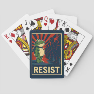 Jeu De Cartes Manifestation Grenouille de Portland