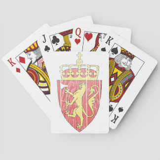 Jeu De Cartes Manteau de la Norvège des bras