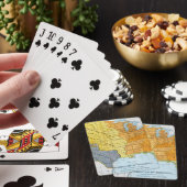 Jeu De Cartes MAP des États-Unis, 1776-1884 (In Situ)