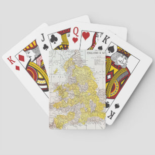 JEU DE CARTES MAP: ENGLAND & WALES