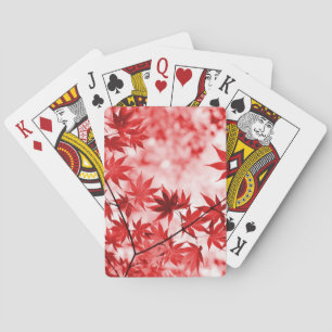 Jeu De Cartes Maple Trees Feuille Design-29997