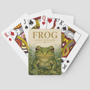 Jeu De Cartes Marais de la jungle de grenouilles Faune