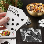 Jeu De Cartes Marbre noir et blanc tendance (In Situ)