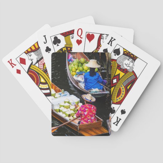 Jeu De Cartes Marché flottant à Bangkok (dos)