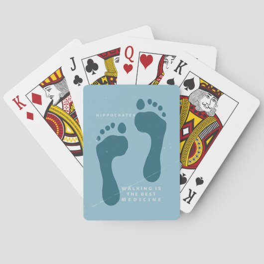 Jeu De Cartes Marcher est le meilleur médicament Hippocrate cita (dos)