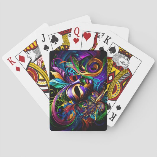Jeu De Cartes Mardi Gras Nouvelle-Orléans (dos)