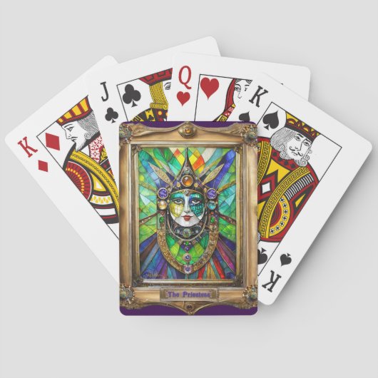 Jeu De Cartes Mardi Gras Realm Portraits - La Prêtre (dos)