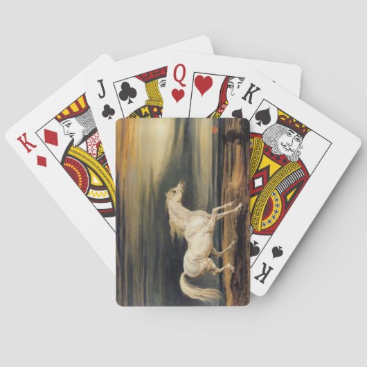 Jeu De Cartes Marengo le cheval blanc (par James Ward) (dos)