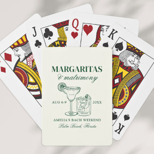 Jeu De Cartes Margaritas & Mariage Bachelorette Week-end