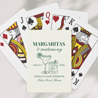 Jeu De Cartes Margaritas & Mariage Bachelorette Week-end