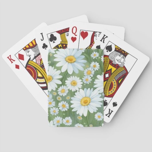 Jeu De Cartes Marguerites (dos)