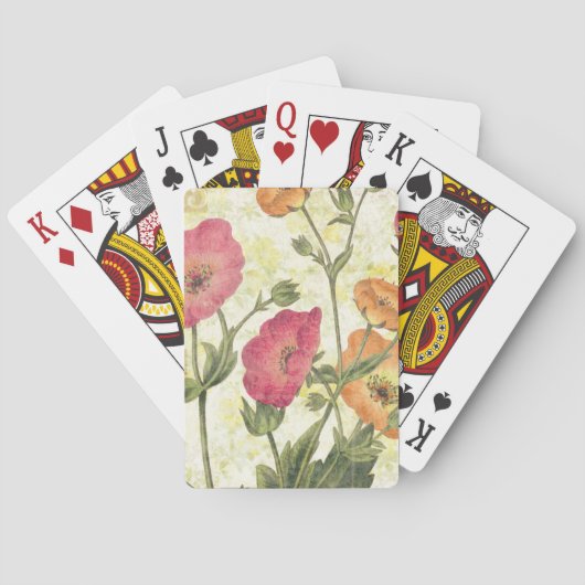 Jeu De Cartes Marguerites colorées (dos)