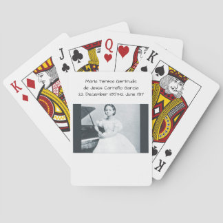 Jeu De Cartes María Teresa Gertrudis de Jesús Carreño García