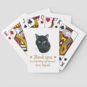 Jeu De Cartes Mariage de chats Favoriser la lecture de cartes (dos)