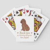 Jeu De Cartes Mariage de chien Favoriser la lecture de cartes (dos)