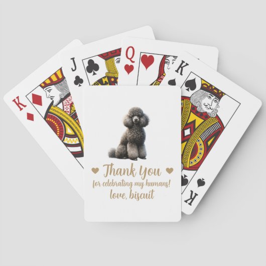 Jeu De Cartes Mariage de chien Favoriser la lecture de cartes (dos)