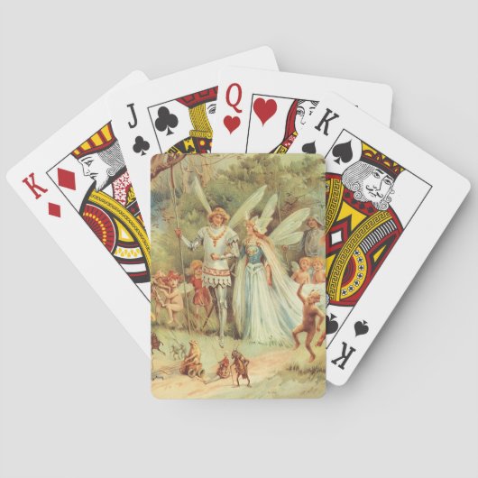 Jeu De Cartes Mariage de Thumbelina et du Prince, Contes de Fées (dos)